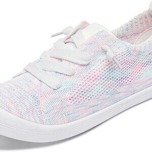 Women's Mesh Slip On Sneakers Lightweight Low Top Flats Casual Breathable